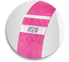 SIGEL Eventband 255x25mm pink 120 Stck, EB210