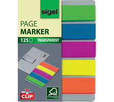 SIGEL Notes 12x50mm 5 Farben ass. 125 Blatt, HN610