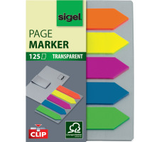 SIGEL Notes 12x50mm 5 Farben ass. 125 Blatt, HN611