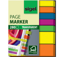 SIGEL Notes 6/12x50mm 5 Farben ass. 280 Blatt, HN616