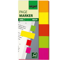 SIGEL Notes 20x50mm 5 Farben ass. 200 Blatt, HN650