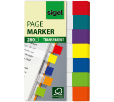 SIGEL Notes 12x50mm 7 Farben ass. 280 Blatt, HN677