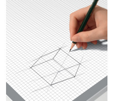 SIGEL Schreibunterlage squared 30 Blatt, 59.5x41cm,, HO260