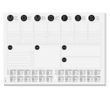 SIGEL Papier-Schreibunterlage Wochenpl. 2J-Kal. 420x297mm, HO506
