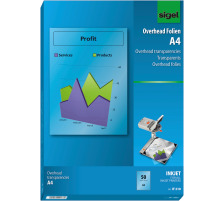 SIGEL Inkjet-Folie A4 50 Blatt, IF210