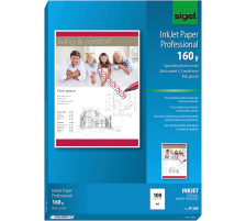 SIGEL InkJet Fotopapier A4 160g,matt, weiss 100 Blatt, IP286