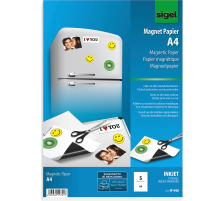 SIGEL Magnet-Papier A4 weiss 5 Stck, IP440