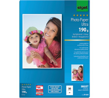 SIGEL InkJet Fotopapier A4 190g,glossy, weiss 50 Blatt, IP639