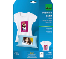 SIGEL Inkjet-Transfer T-Shirt A4 helle Textilien 10 Blatt, IP651