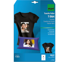 SIGEL Inkjet-Transfer T-Shirt A4 Textilien 6 Blatt, IP653