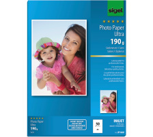 SIGEL InkJet Fotopapier A4 190g,matt, weiss 50 Blatt, IP669