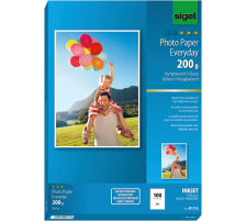 SIGEL InkJet Photo Paper Everyday A4 200g glossy 100 Blatt, IP712