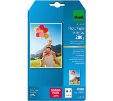 SIGEL InkJet Fotopapier 10x15cm 200g,glossy, weiss 24 Blatt, IP718