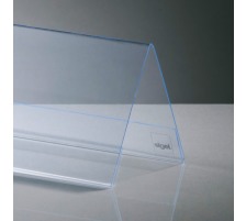 SIGEL Tischsteller Dach 190x60mm transparent 5 Stck, TA132