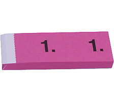 SIMPLEX Garderobenblock 1-100 pink 100 Blatt, 13076