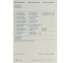 SIMPLEX bermittlungsblock recycl. A6 dreisprachig D/F/I 70 Blatt, 13222