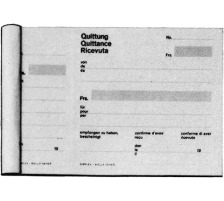 SIMPLEX Quittungen D/F/I A10 D/F/I 50 Blatt, 16367