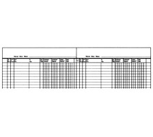 SIMPLEX Postcheckbuch D/F/I A4 ass. 24 Blatt, 18002