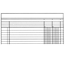 SIMPLEX Statistikbuch A4 grn 40 Blatt, 19082