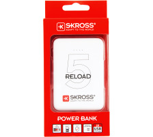 SKROSS Reload 5 Battery 5000mAh 5V/1A white, 1.40012