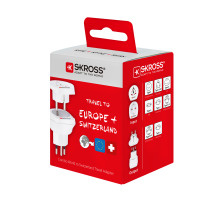 SKROSS Country Adapter Combo - World to Switzerland, 1.500206E