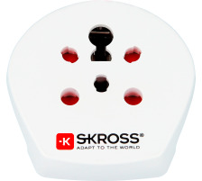 SKROSS Country Adapter India Israel Denmark to EU, 1.500217E