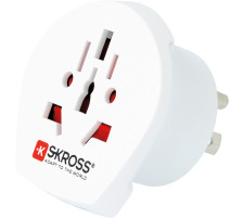 SKROSS Country Adapter World to US, white, blister, 1.500221-E