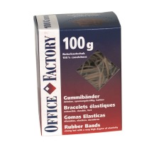 SMART OFFICE Gummibnder 80mmx3mm Naturkautschuk 100g, 601132