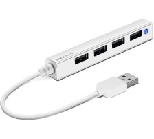 SPEEDLINK SNAPPY USB Slim Hub 2.0 4-port, passive, white, SL140000W