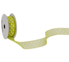 SPYK Band Cubino Dots 15mmx4m grn-weiss, 1748.13