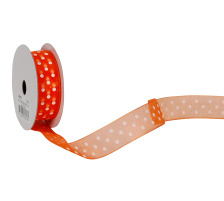 SPYK Band Cubino Dots 15mmx4m orange-weiss, 1748.17