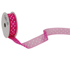 SPYK Band Cubino Dots 15mmx4m pink-weiss, 1748.289