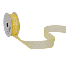 SPYK Band Cubino Dots 15mmx4m gelb-weiss, 1748.912