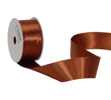 SPYK Bande au satin Cubino 25mmx4m chocolate, 2082.082