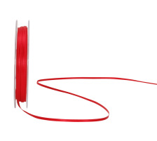 SPYK Bande au satin 3mmx50m rouge, 2088.02