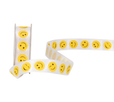 SPYK Bande Cubino 15mm/4m blanc/jaune Smiling, 2198.011