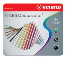 STABILO Farbstift aquacolor 2,8mm 24 Stck, 16245