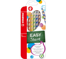 STABILO Farbstifte EASYcolors 6 Farben R, 332/6