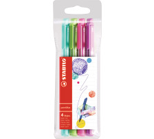 STABILO Fineliner pointMax 0,8mm Etui, 4 Stck, 488/401