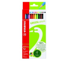 STABILO Farbstifte Greencolors 12 Farben, 6019/2121