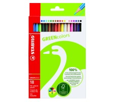 STABILO Farbstifte Greencolors 18 Farben, 6019/2181