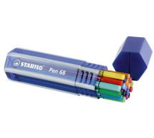 STABILO Fasermaler Pen 68 1mm 20 Farben Big Pen, 6820-1