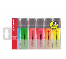 STABILO Textmarker BOSS ORIGINAL 2-5mm 6-farbig ass., 70/6