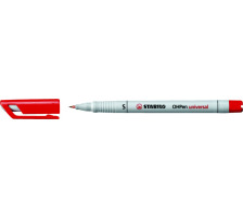 STABILO OHP Pen non-perm. 0,4mm rot, 851/40