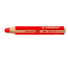 STABILO Farbstifte Woody 3 in 1 rot, 880/310