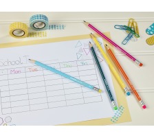 STABILO Bleistift 160 mit Gummi HB assortiert 3 Stk., B-50500