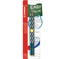 STABILO Bleistift EASYgraph S HB petrol, L 2 Stck, B-53103-5