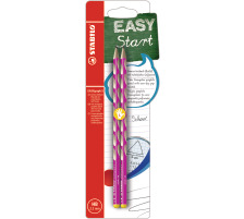 STABILO Bleistift EASYgraph S HB pink, L 2 Stck, B-53105-5