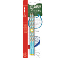 STABILO Bleistift EASYgraph S HB blau, L 2 Stck, B-53107-5