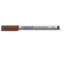 STAEDTLER Lumocolor non-perm. 0,4mm(S) braun, 311-7